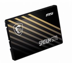 SSD  MSI Spatium S270 120GB 2.5" SATAIII 3D TLC (S78-4406NP0-P83) -  3