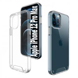 e- BeCover Space Case  Apple iPhone 12 Pro Max Transparancy (707794)