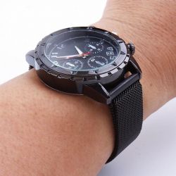  BeCover Milanese Style  Samsung Galaxy (20mm)/Watch 5/ Watch 4 40/44mm/Watch 42mm/Watch Active/Active 2 40/44mm/Watch 3 41mm/Gear S2/Classic/Gear Sport Black (707671) -  6