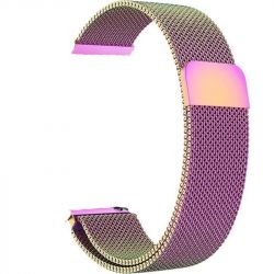 ������� BeCover Milanese Style ��� Xiaomi Amazfit Bip (20mm) Lite/Bip S Lite/GTR 42mm/GTS/TicWatch S2/TicWatch E/GTS 3/GTS 2 mini Rainbow (707686) - �������� 3