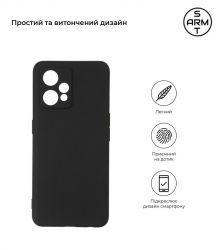 �����-�������� Armorstandart Matte Slim Fit ��� Realme 9 Black (ARM62343) - �������� 2