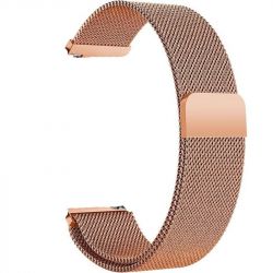  BeCover Milanese Style  Amazfit Stratos (22mm)/Stratos 2/2S/3/Amazfit GTR 2/Amazfit GTR 47mm/Amazfit GTR Lite 47mm/Amazfit Nexo/Amazfit Pace/Amazfit GTR 3 Pro Rose Gold (707732) -  1
