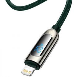  Baseus Display Fast Charging USB-C-Lightning, 20W, 1 Green (CATLSK-06) -  2
