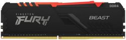   DDR4 8GB/3600 Kingston Fury Beast RGB (KF436C17BBA/8)