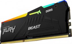  ' DDR5 216GB/5200 Kingston Fury Beast RGB Black (KF552C40BBAK2-32) -  2
