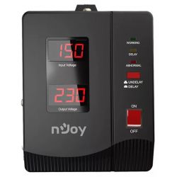Стабилизатор Njoy Alvis 2000 (AVRL-20002AL-CS01B) AVR, 2 розетки - Картинка 2