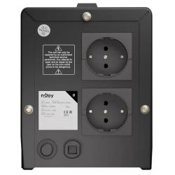 Стабилизатор Njoy Alvis 2000 (AVRL-20002AL-CS01B) AVR, 2 розетки - Картинка 4