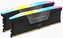 '  ' DDR5 32GB (2x16GB) 6000 MHz Vengeance RGB Black Corsair (CMH32GX5M2B6000C40) -  2