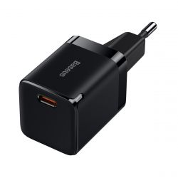    Baseus GaN3 Fast Charger 30W (1 Type-C) Black (CCGN010101) -  1