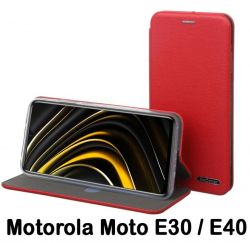 e- BeCover Exclusive  Motorola Moto E30/E40 Burgundy Red (707906) -  1