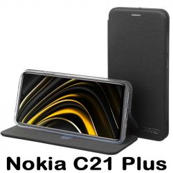 e- BeCover Exclusive  Nokia C21 Plus Black (707917)