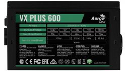   AeroCool VX Plus 600 (ACPN-VS60NEY.11) 600W -  5