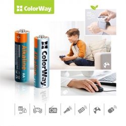  ColorWay Alkaline Power AA/LR06 Plactic Box 24 -  3