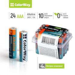  ColorWay Alkaline Power AAA/LR03 Plactic Box 24 -  2