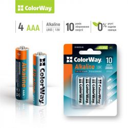  ColorWay Alkaline Power AAA/LR03 BL 4 -  2