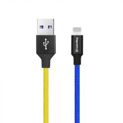  USB - Lightning 1  ColorWay National, 2.4A (CW-CBUL052-BLY)