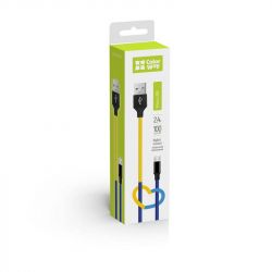  ColorWay USB-microUSB, 2.4, 1, Blue/Yellow (CW-CBUM052-BLY) -  6