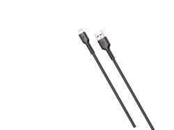 Кабель SkyDolphin S07L TPE High Elastic Line USB - Lightning 1м, Black (USB-000594)