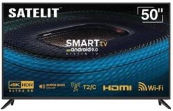  50" Satelit 50U9100ST, 1920x1080 60Hz, Smart TV, Android 9.0, DVB-T2, HDMI, USB, VESA 200x200
