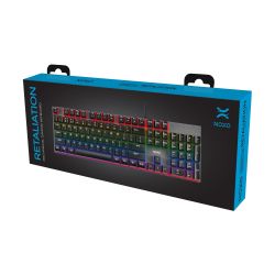  Noxo Retaliation Mechanical gaming keyboard, Blue switches, Black (4770070882085) -  6