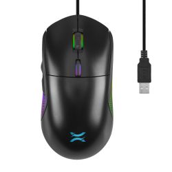  Noxo Scourge Gaming mouse Black USB (4770070881965) -  1