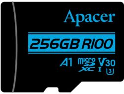   MicroSDXC 256GB UHS-I/U3 Class 10 Apacer (AAP256GMCSX10U7-R) + SD  -  2