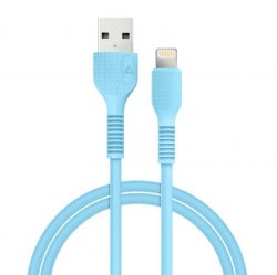  ACCLAB AL-CBCOLOR-L1BL USB-Lightning 1.2 Blue (1283126518188) -  1