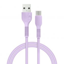  ACCLAB AL-CBCOLOR-M1PP USB-microUSB 1.2 Purple (1283126518126)