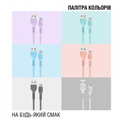 Кабель ACCLAB AL-CBCOLOR-T1BK USB-USB Type-C 1.2м Black (1283126518232) - Картинка 2