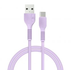  ACCLAB AL-CBCOLOR-T1PP USB-USB Type-C 1.2 Purple (1283126518270)