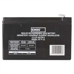   Emos B9675 12V 9AH (FAST.6.3 MM) AGM