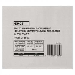      Emos B9655 (12V 18AH L1) -  4