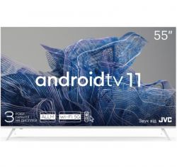  55" Kivi 55U750NW, White, 3840x2160 (LED, VA, 60 ), SmartTV (Android), 8Gb, DVB-T2/C, 2x12 , 4xHDMI, 2xUSB, VESA 200x200  -  1