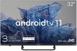  32" Kivi 32F750NB, Black, 1920x1080 (LED, FSA, 60 ), SmartTV (Android), 8Gb, DVB-T2/C, 2x8 , 3xHDMI, 2xUSB, VESA 200x100  -  1