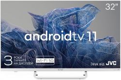  32" Kivi 32F750NW, White, 1920x1080 (LED, FSA, 60 ), SmartTV (Android), 8Gb, DVB-T2/C, 2x8 , 3xHDMI, 2xUSB, VESA 200x100 