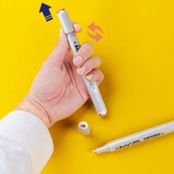 Спиртові маркери Arrtx Oros ASM-03RD 24 кольора, червоні відтінки (LC302536) - Картинка 5