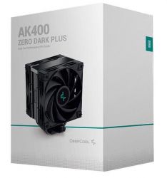   DeepCool AK400 Zero Dark Plus (R-AK400-BKNNMD-G-1), Intel: 1700/1200/1151/1150/1155, AMD: AM5/AM4, 12797155 , 4-pin -  3