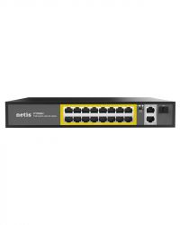 Netis ��������� P116GH 16xFE PoE+, 2xGE Uplink, 1xGE SFP, ����������� P116GH