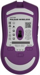  Hator Pulsar Wireless Lilac (HTM-317) USB -  6