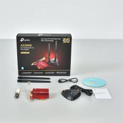 Беспроводной адаптер PCIe TP-Link ARCHER TX3000E (AX3000, Wi-Fi 6, Bluetooth 5.0, WPA3, 2 внешних выносных антенны) - Картинка 4