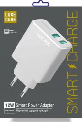 �������� ���������� Luxe Cube 2USB 12W Smart White (4826986900792) - �������� 2