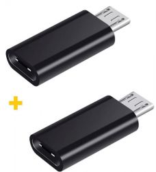  XoKo AC-020 USB Type-C-micro USB Black 2. (XK-AC020-BK2) -  1