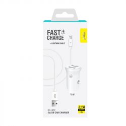������������� �������� ���������� Piko CC-312 (2USB, 3.1A) White + ������ Lightning (1283126538810) - �������� 2