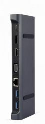 - Cablexpert USB-C 9--1 (A-CM-COMBO9-02) USB- + HDMI/VGA/PD/LAN/3.5- 