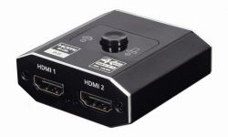 ��������� HDMI ������� Cablexpert DSW-HDMI-21 �� 2 ����� HDMI v. 2.0