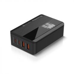    ColorWay Power Delivery (2USB-A + 2USB TYPE-C) (65W) Black (CW-CHS040PD-BK) -  1