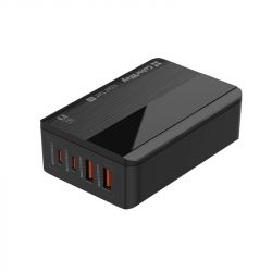    ColorWay Power Delivery (2USB-A + 2USB TYPE-C) (65W) Black (CW-CHS040PD-BK) -  3