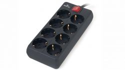 Фильтр питания REAL-EL RS-8 Protect 5м Black (EL122300024) - Картинка 2