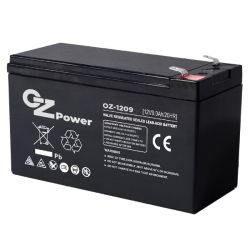      OZ Power OZ12V09 12V 9AH AGM -  1