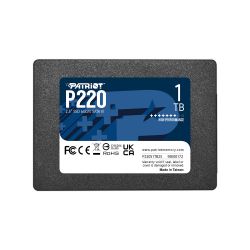 SSD  Patriot P220 1TB 2.5" SATAIII TLC (P220S1TB25) -  1